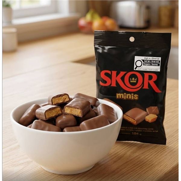 Skor Minis Milk Chocolate Candy 104g x 36