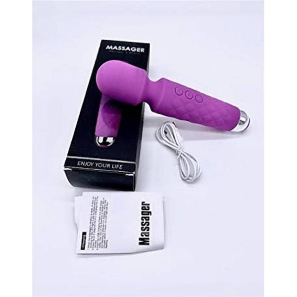Purple Handheld Wand Massager
