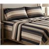 Image 1 : Comfy Bamboo World King Sheet Set, 4-Piece Striped