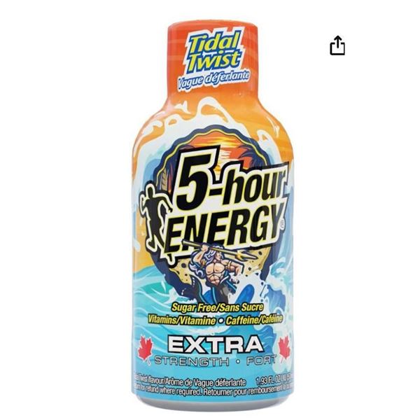 5-hour Energy Tidal Twist 12-Pack x 57ml