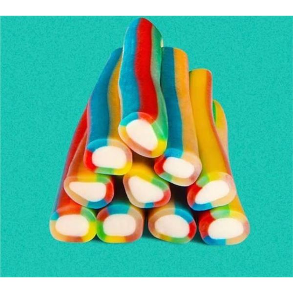 Rainbow Filled Licorice 12 Pack 100g Each