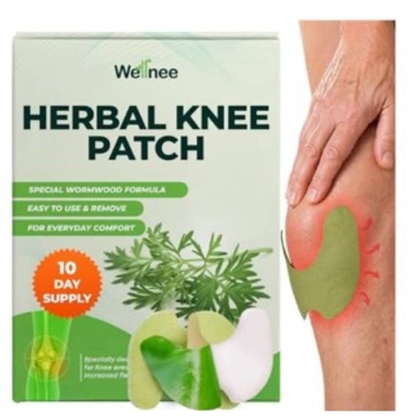 Wellnee Herbal Knee Patch, 2 Boxes (20 Pcs)