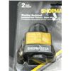 Image 4 : Shopmaster Weather Resistant Padlocks 2pk