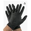 Image 1 : LANON Nitrile Disposable Gloves, 100 pcs, Latex Free Size Small