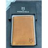 Image 2 : Foxhackle Leather Credit Card Holder Wallet Hunter Tan