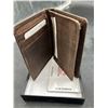 Image 4 : Foxhackle Leather Credit Card Holder Wallet Coffee Brown