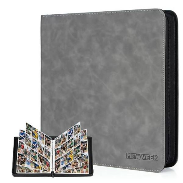 Mewweer Card Binder 3-Ring Binder Case