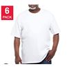 Image 1 : Kirkland Men's Cotton Crew Neck Tees S 6 Pack