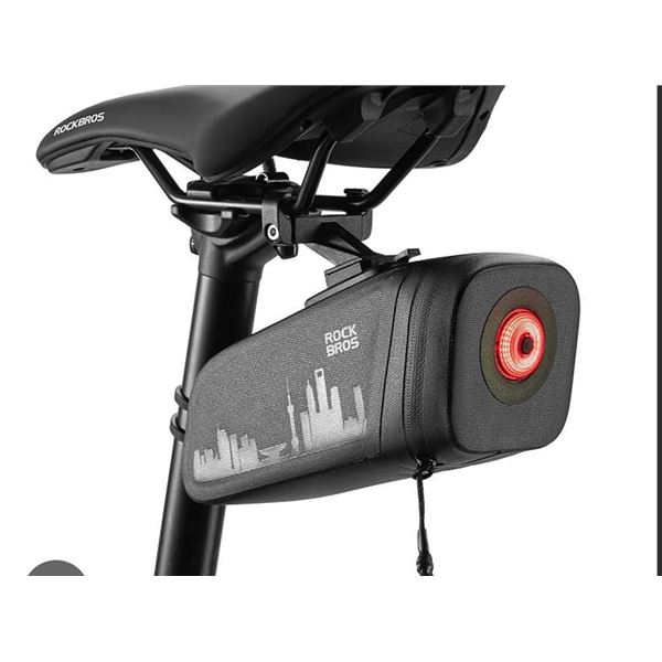 RockBros Bike Tail Bag with Light