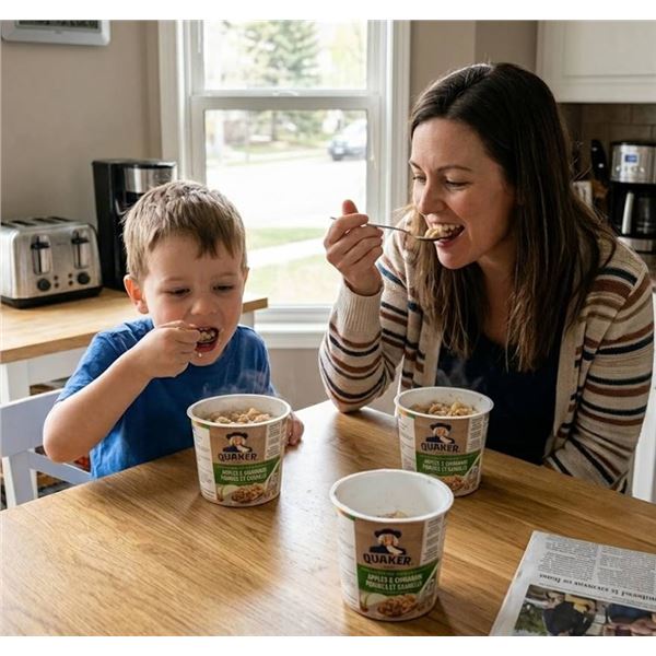 Quaker Apples & Cinnamon Instant Oatmeal 12x43g