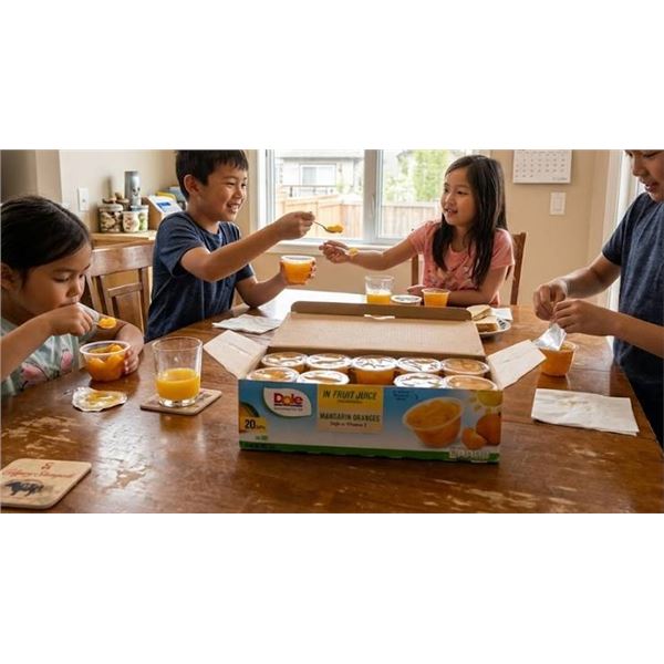 Dole Mandarin Oranges in Fruit Juice, 20 Pack x 107ml