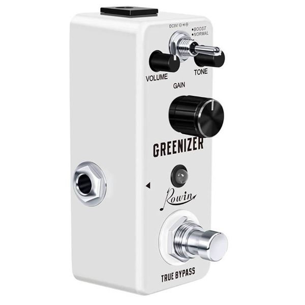Rowin Greenizer Mini Guitar Effect Pedal with True Bypass