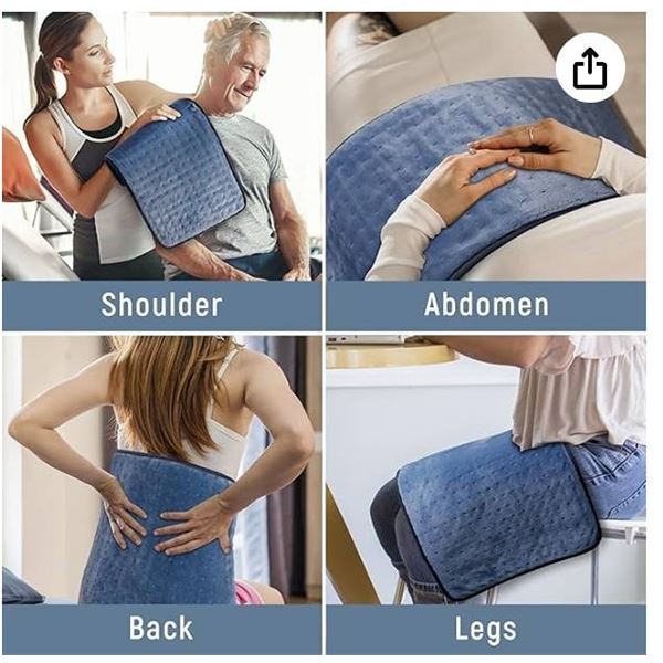 Kdti Electric Heating Pad Model K9008-7A for Back Pain and Cramps Relief