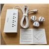 Image 1 : Powerjc Tower Power Strip Surge White
