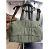 Image 3 : Mytagalongs Quilted Green Nylon Duffel Bag