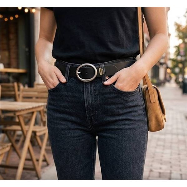 Levi's Women's Black Leather Belt S/P
