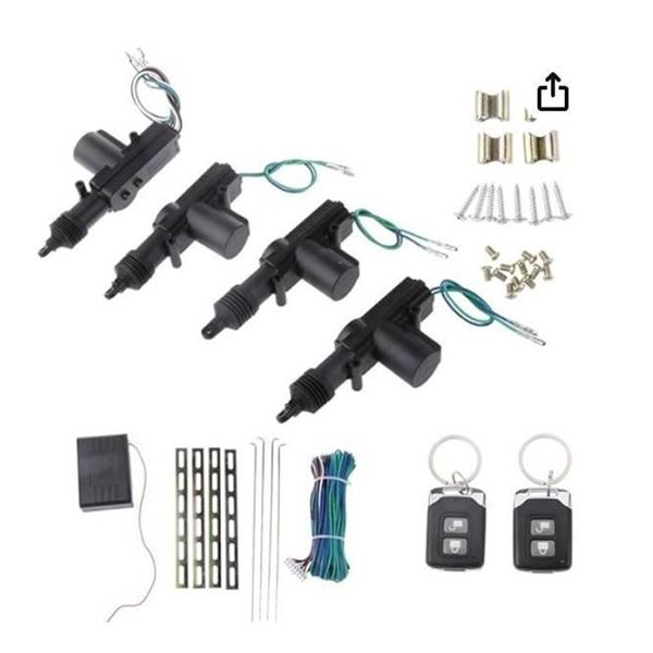 Central Door Lock System with Remote and Master/Slave Locks