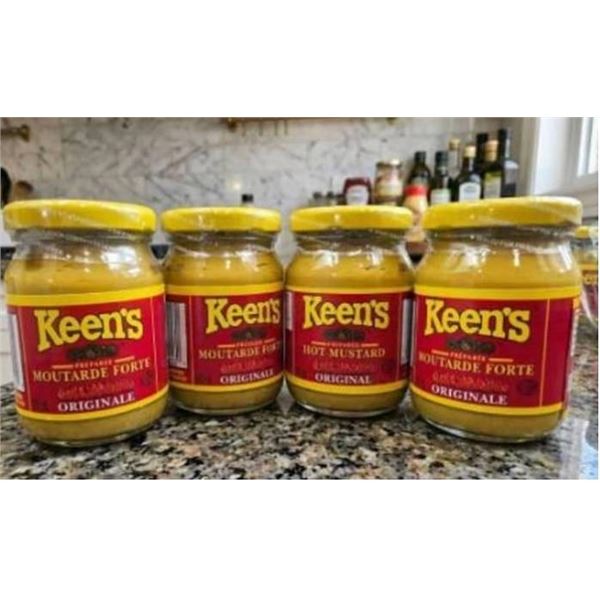 Keen's Prepared Hot Mustard 100ml Set of 4