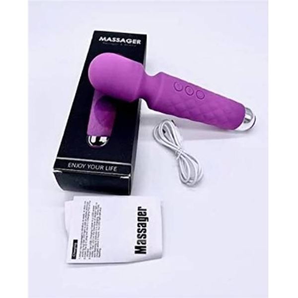 Purple Wand Massager, Rechargeable