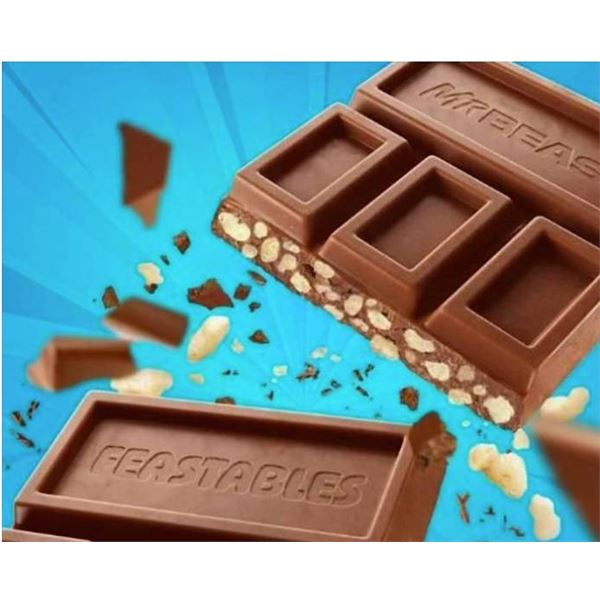 MrBeast Milk Crunch Chocolate Bars 10 Pack