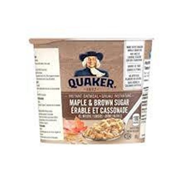 Quaker Maple & Brown Sugar Oatmeal 12 x 48g