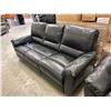 Image 4 : Black Leather Power Reclining Sofa Set