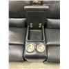 Image 7 : Black Leather Power Reclining Sofa Set