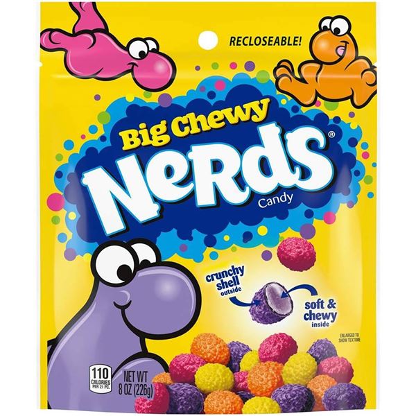 9 x 170g Big Chewy Nerds Candy Pack