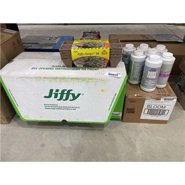 Root Farm Bloom Nutrient and Jiffy-Strips