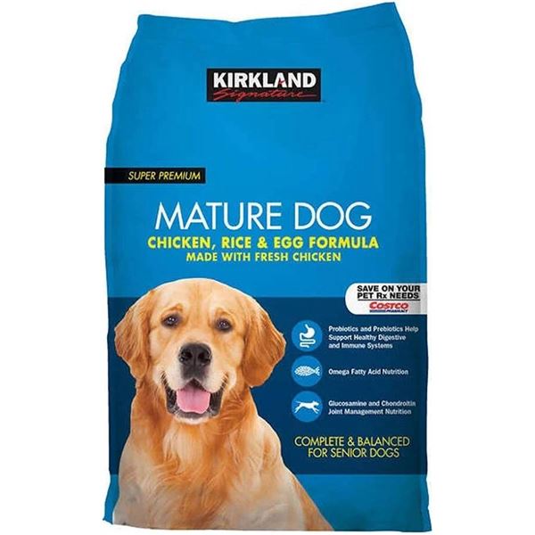 Kirkland Mature Dog Chicken, Rice & Egg 18.1g