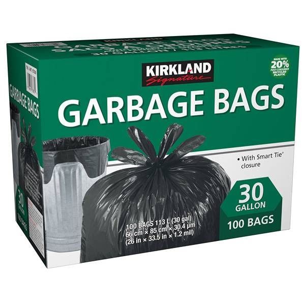 Kirkland Signature 30 Gallon Garbage Bags