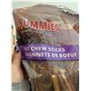 Image 3 : Yummies Beef Chew Sticks Dog Treats 900g
