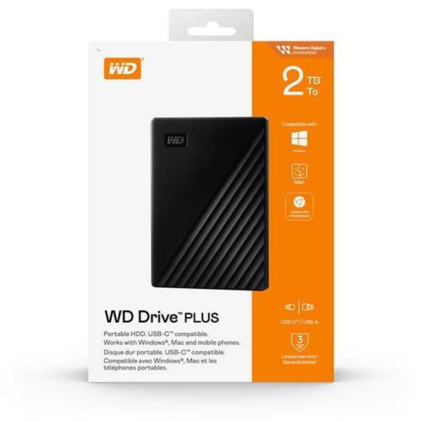 WD My Passport 2TB Portable Hard Drive