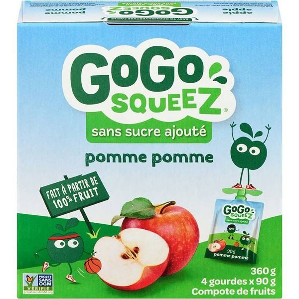 GoGo SqueeZ Apple Pouch 5 x 360g