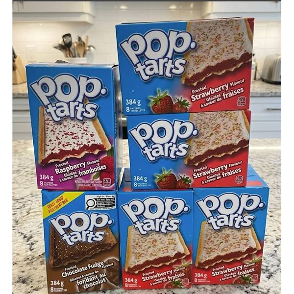 Pop-Tarts Toaster Pastries, 6 Boxes