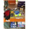 Image 2 : Assorted Lot of  Gloves, Cleaners, Batteries, etc