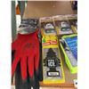 Image 4 : Assorted Lot of  Gloves, Cleaners, Batteries, etc