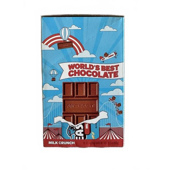 Lot of 2 MrBeast World's Best Chocolate