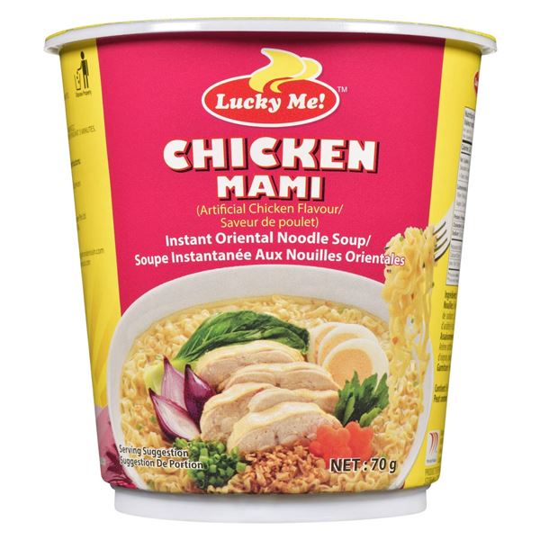 Lucky Me! Chicken Mami Instant Noodle Soup, 24 x 70g