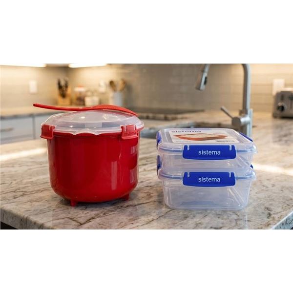 Sistema Rice Cooker & Storage Containers Set