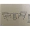 Image 3 : Bali Bistro Set 3-Piece Outdoor Furniture
