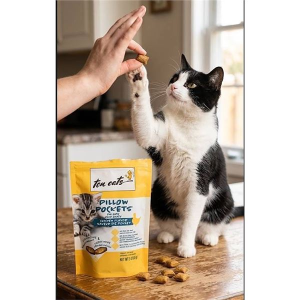 TenCats Pillow Pockets Chicken 85g x 12