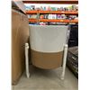 Image 2 : Rivet Ceramic Planter with Iron Stand