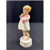 Image 5 : 2 Vintage Porcelain Figurines Royal Doulton Thank You and Royal Worcester Only Me