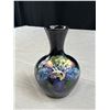 Image 2 : Vintage Moorcroft Pottery Orchid Pattern Vase 4" Tall