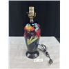Image 1 : Very Nice Vintage Moorcroft Pottery Table Lamp Anemone Design 15" Tall