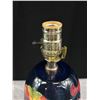 Image 3 : Very Nice Vintage Moorcroft Pottery Table Lamp Anemone Design 15" Tall