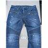 Image 2 : Balmain Paris Moto Jeans Size 32 Like New