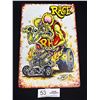 Image 1 : Very Nice 8x12" Rat Fink Vintage Style Reproduction Tin Sign