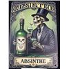 Image 2 : 5.5 x 8" Vintage Style Absinthe Reproduction Tin Sign